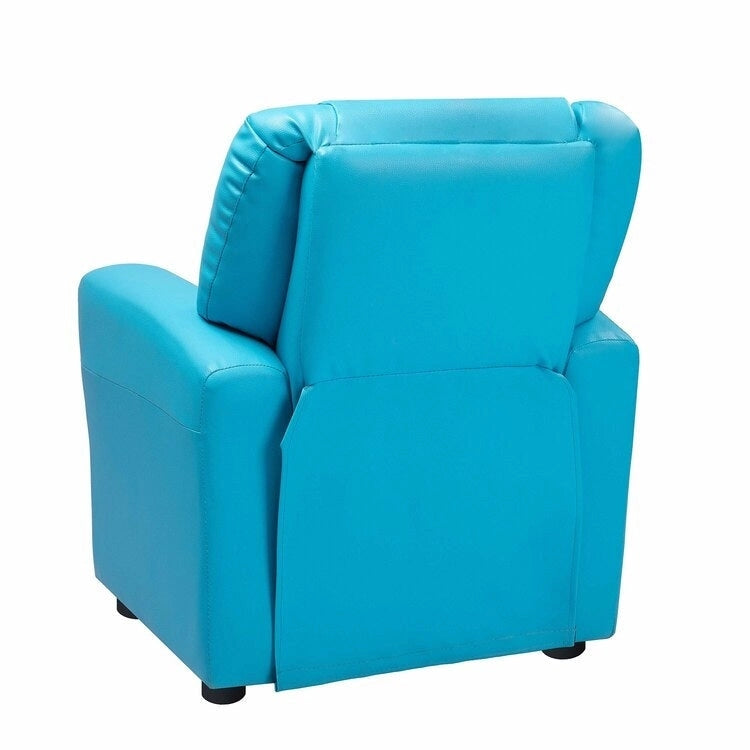 Fauteuil inclinable pour enfants Pushback avec repose-pieds et porte-gobelets - Confort ultime pour les tout-petits
