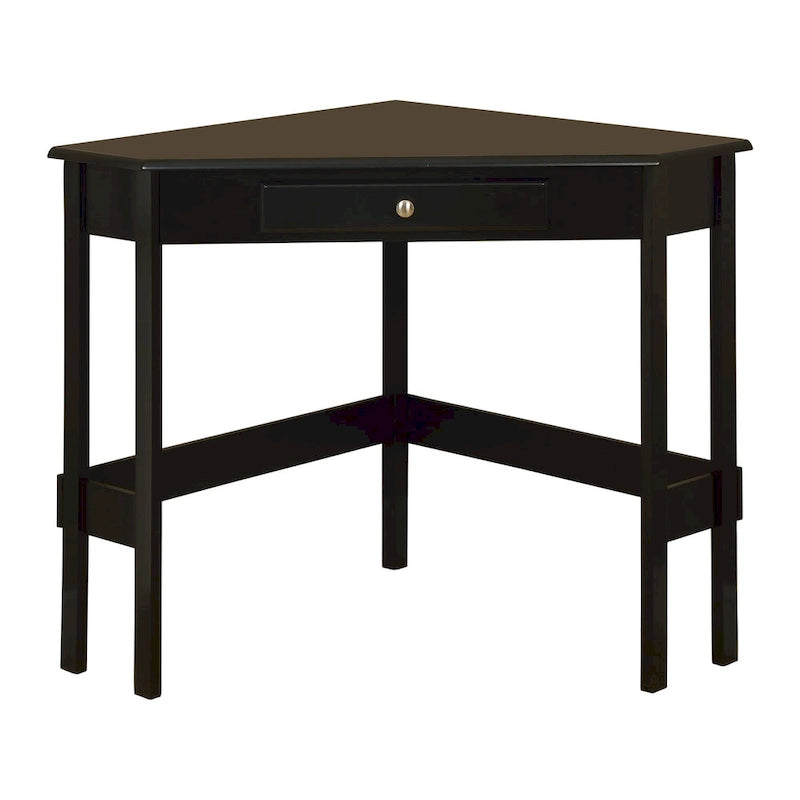 Bureau d'angle contemporain en bois à 1 tiroir