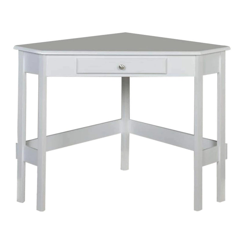 Bureau d'angle contemporain en bois à 1 tiroir