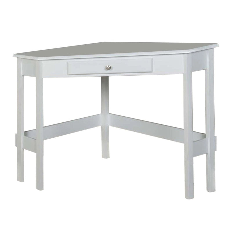 Bureau d'angle contemporain en bois à 1 tiroir