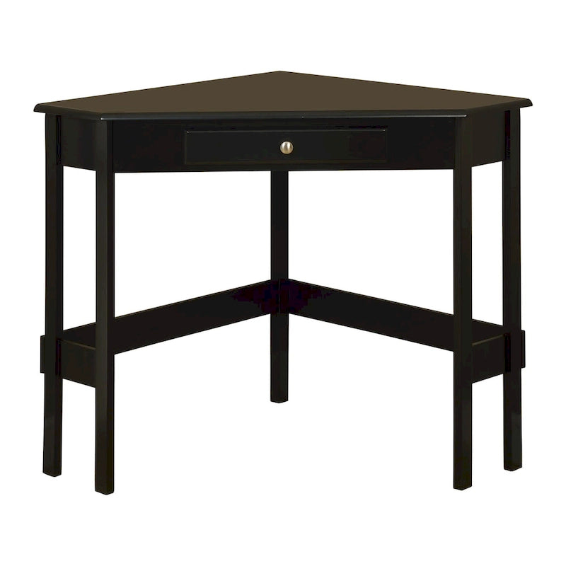Bureau d'angle contemporain en bois à 1 tiroir