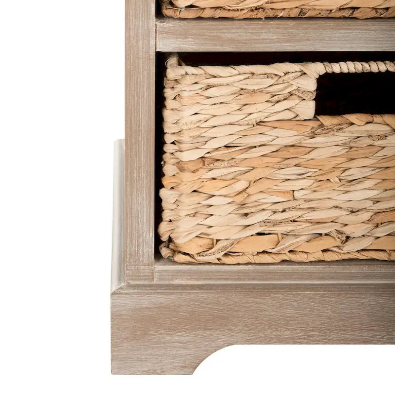 Meuble de rangement rouge à 6 tiroirs (entièrement assemblé) - 30L x 13P x 26H
