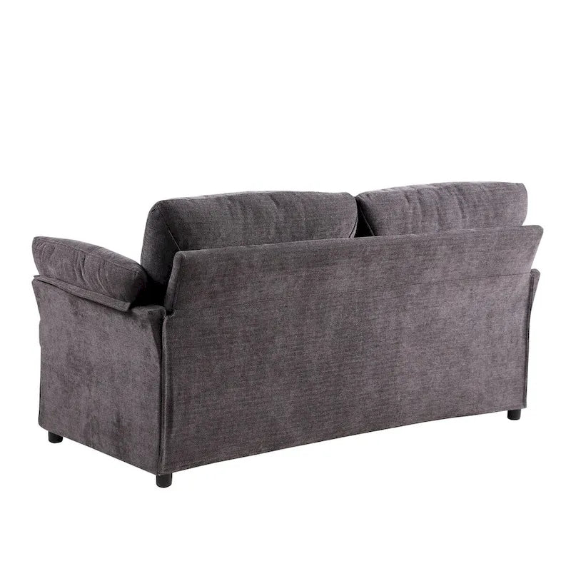 Canapé causeuse moderne en chenille
