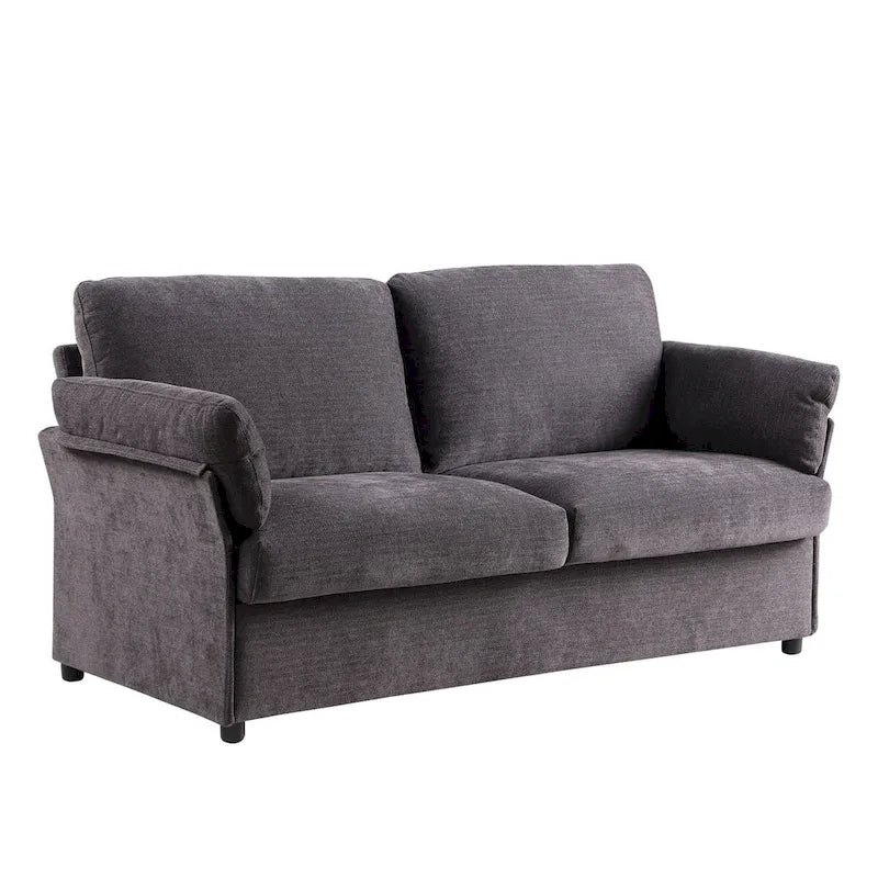 Canapé causeuse moderne en chenille