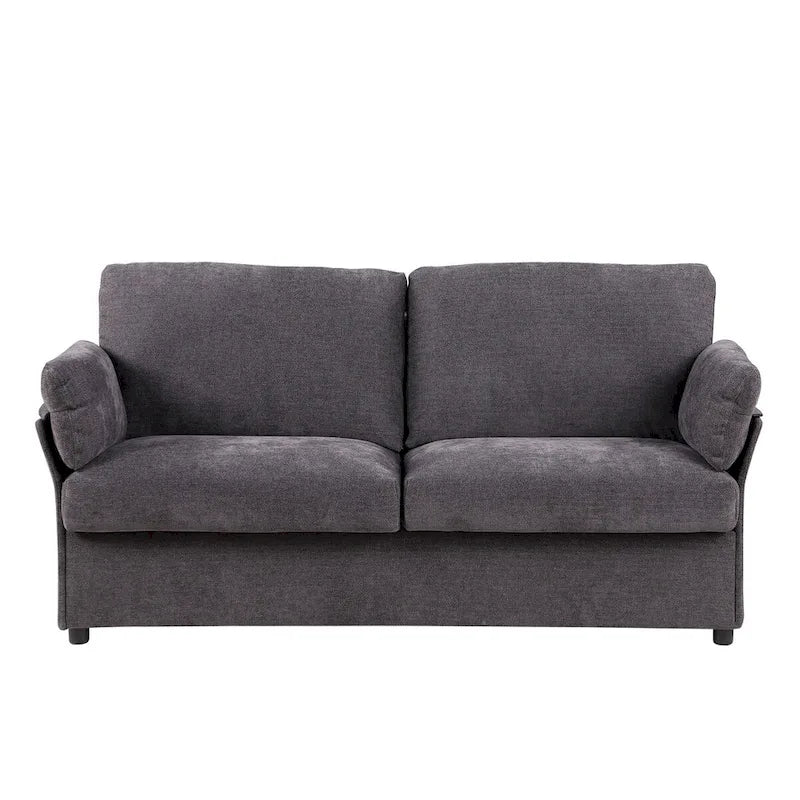 Canapé causeuse moderne en chenille