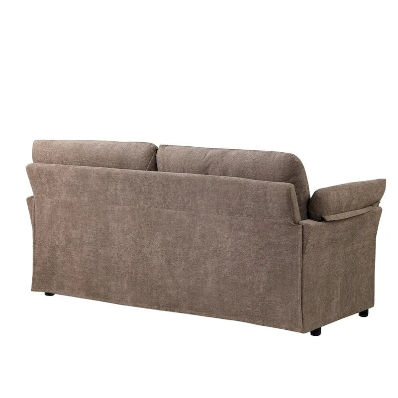 Canapé causeuse moderne en chenille