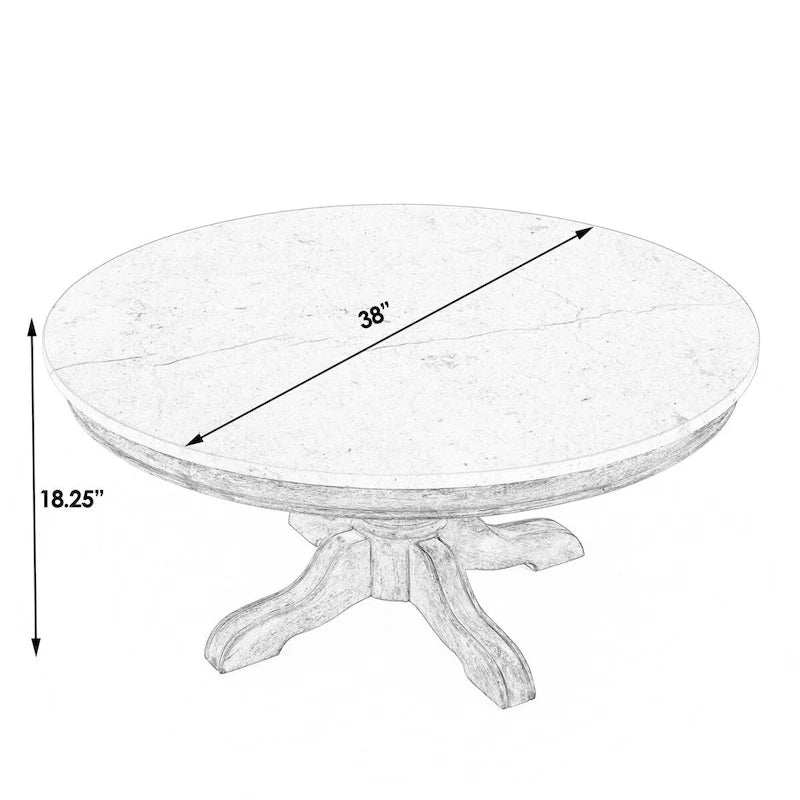 Table basse en marbre