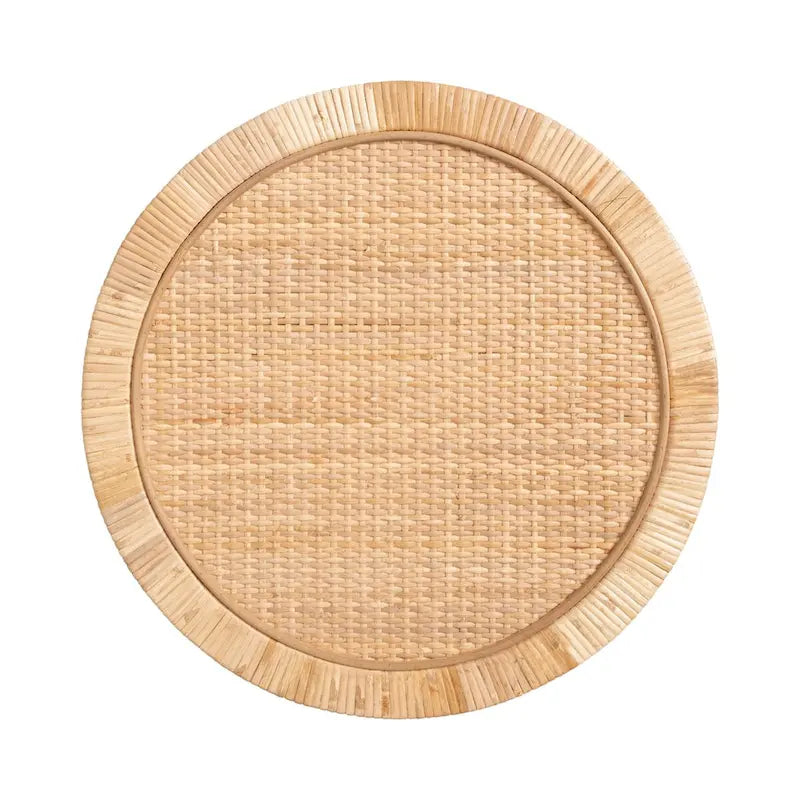 Table d'appoint en rotin - 16x16x24