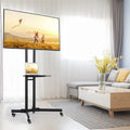 Meuble TV à roulettes pour écrans plats LCD de 32 à 75 pouces
